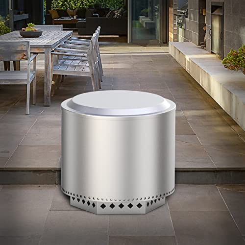 Fire Pit Lid Compatible With Solo Stove Bonfire 19.5" Fire Pit, Aluminum Fire Pit Accessories Cover For Solo Stove Outdoor Fireplace And Camping Accessories #TOP3
