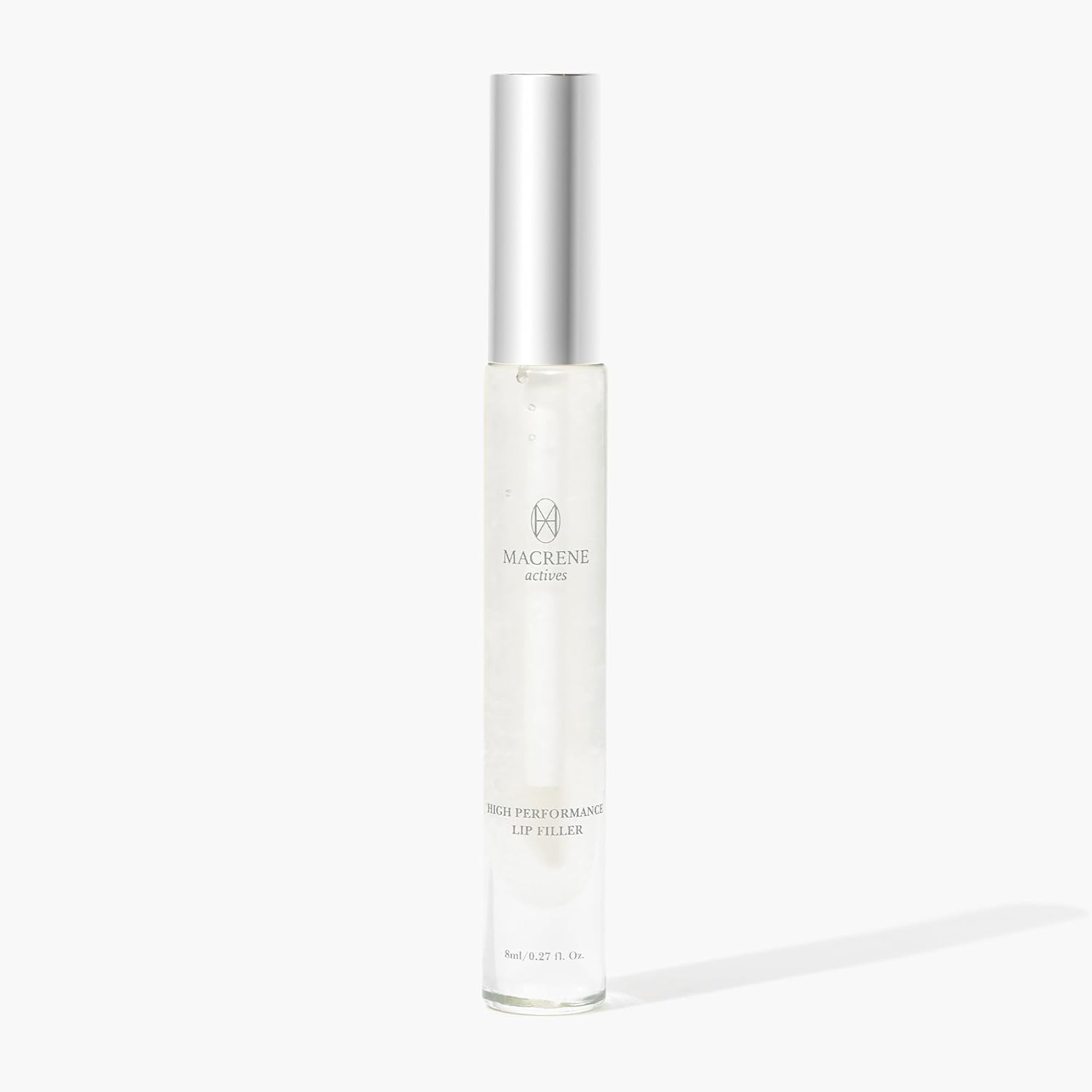MACRENE ACTIVES High Performance Lip Filler - Deeply Moisturing Lip Plumper with Peptides, Hyaluronic Acid & Plant Oils, Fragrance Free, Organic, Vegan - .27oz