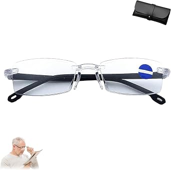 Blue Ease Optics Glasses, Blueease-Optics Glasses Clear Automatic Zoom Reading Eyeglasses, For Women for Men