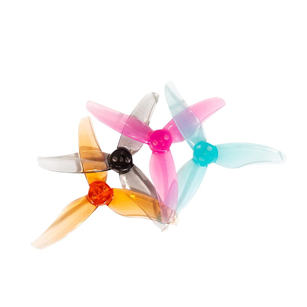 Gemfan Hurricane 2512 3-Blade Props 3 Holes for 1103-1108 Brushless Motor RC Drone FPV Racing Toothpick 16pcs 8CW 8CCW