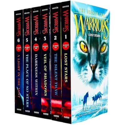 Warriors Cat The Broken Code Series Books 1 - 6 Series 7 Collection Set By Erin Hunter