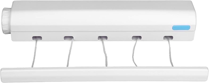 Telescopic Retractable Clothesline Clothes Drying Rope Hanger for Indoor Outdoor Supplies Five Ropes
