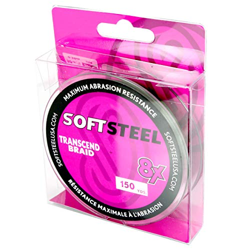 Tresse Soft Steel Transcend Braid 20-Pound évitez les ruptures Vert Mousse