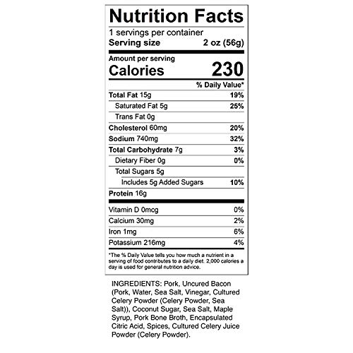 Caveman Foods Paleo – Gluten Free, Maple Pork with Uncured Bacon Bites, 2 Ounce, 12 count - Thumbnail 4