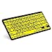 Logickeyboard Bluetooth Mini Keyboard Designed for for Apple iPad - iPhone - iPod - Android Kit Kat 4.4.4 or Later Versions -Part: LKBU-LPBY-BTON-US: