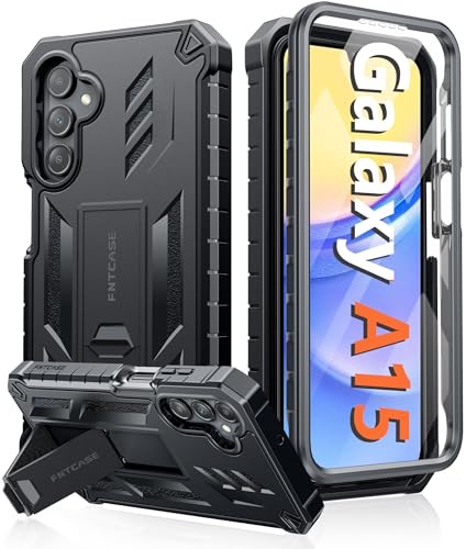 Coque Samsung Galaxy A15 5G robuste anti-glisse avec béquille de maintien