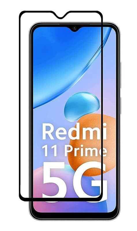 Image of HD Tempered Glass Screen Protector Compatible For Redmi 11 Prime 5G With Edge To Edge Coverage And Easy Installation Kit