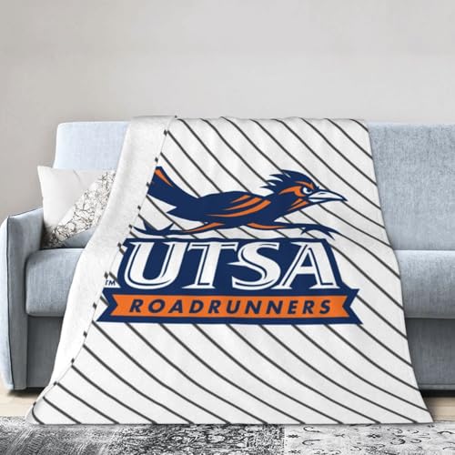 UTSA Roadrunners Ultra-Soft Micro Fleece Blanket Soft Comfortable Flannel Blanket