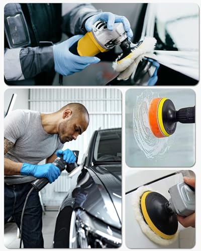 Kit de Pulido y Restauración de Faros de Coche 133 Piezas con Discos de Lijado 75mm para Taladro, Incluye Barniz Protector y Lijas Húmedas/Secas (60-10000 Granos) - imagen 7