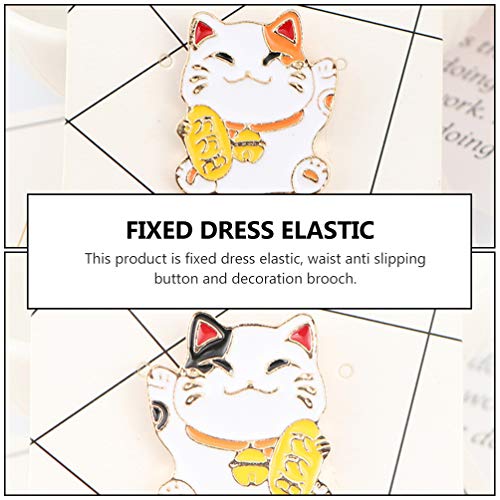 Broche chat émail Fortune aux finitions soignées pour femme