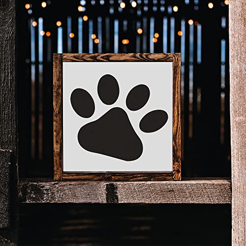 Dog Paw Stencil - Reusable Stencils For Painting - Mylar Stencil For Crafts And Decorations #TOP2