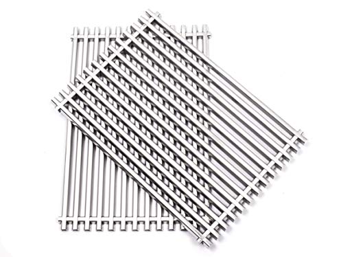 Broilmann BBQ Barbecue Replacement Stainless Steel Cooking Grates for Weber 7527, 9869 7526