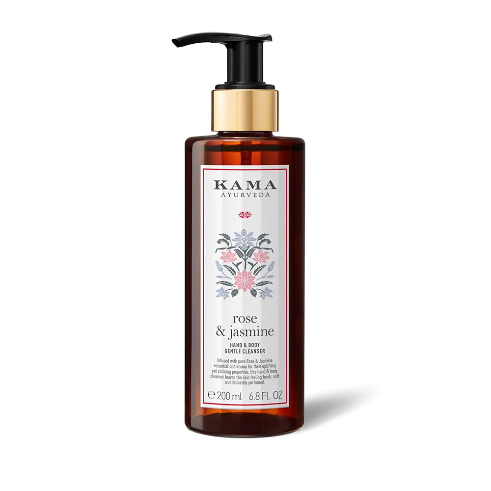 Kama Ayurveda Rose & Jasmine Moisturising Body Cleanser 200ml-image-41