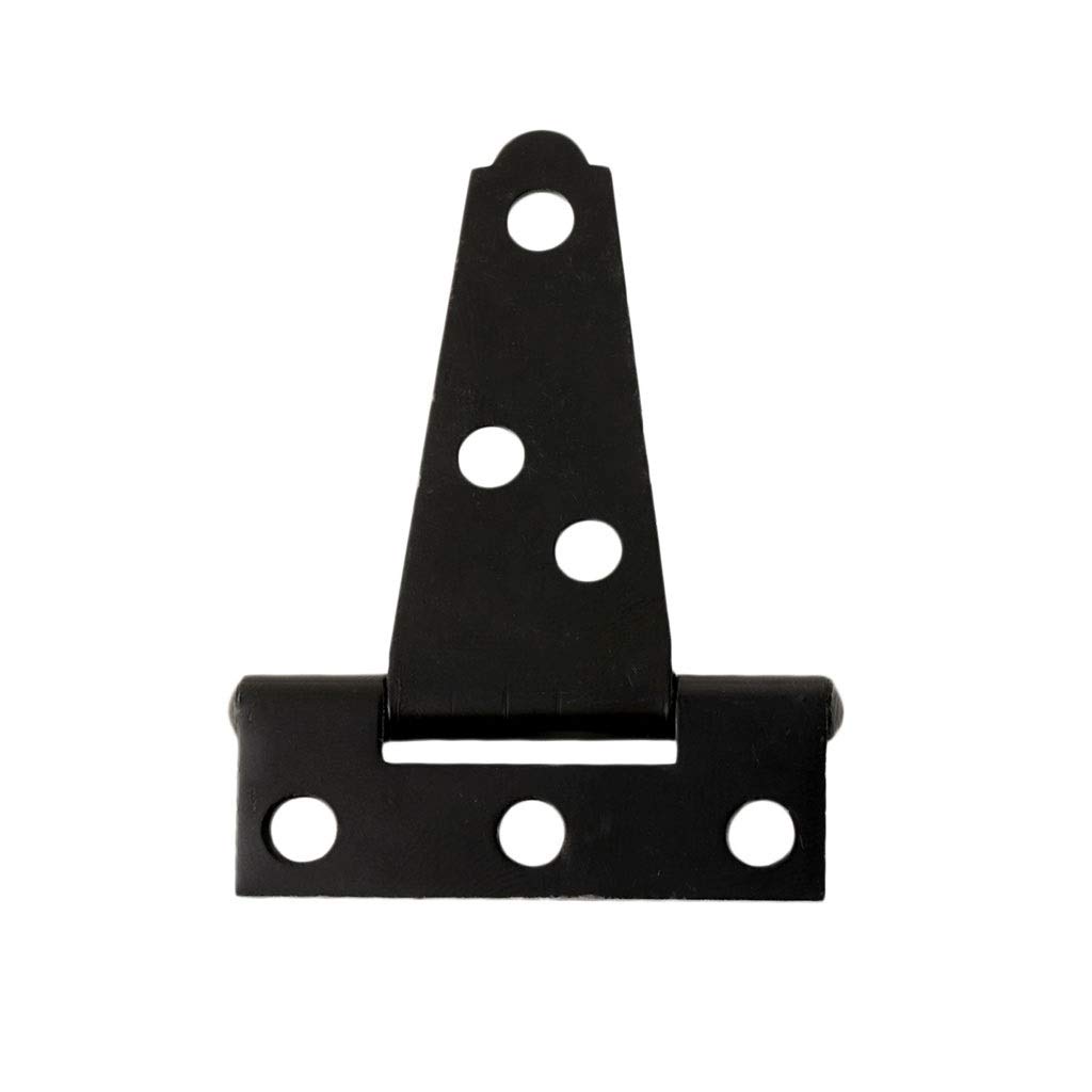 Sybnikolf One Color 2Pcs 2 Inches T Shape Iron Light Duty Shed Hinge Gate Strap Door Hinges