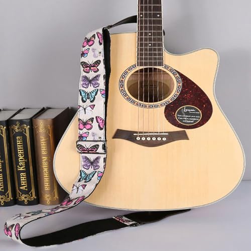 Sangle de guitare – Bandoulière réglable de 150 cm, motif unique – vue 2