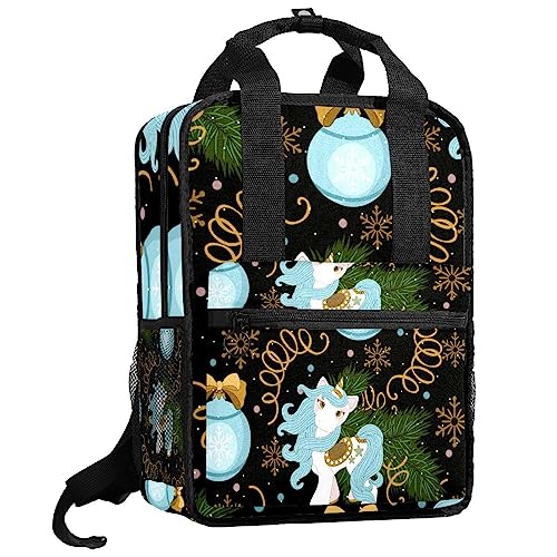 Sac à dos licorne pour école et loisirs des enfants, cartable réglable multicolore