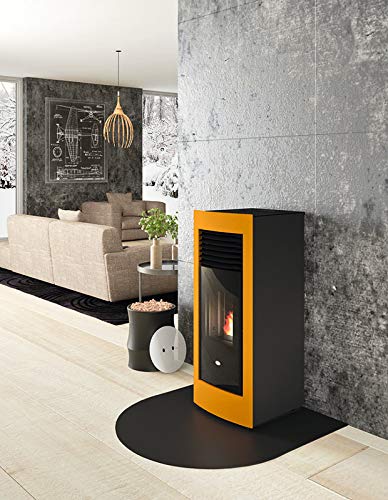 STUFA TERMOSTUFA A PELLET EVA CALOR VENERE CREMA 12,5 KW - 31457