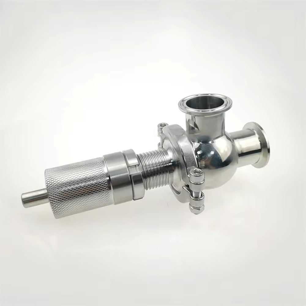 Valvole Di Sicurezza Regolabili Igieniche SS304/316L | Tri Clamp Da 1", 1-1/4", 1-1/2", 2", Guarnizione In EPDM, 0,1-4 Bar For Uso Alimentare/bevande/farmaceutico(SS304,2")