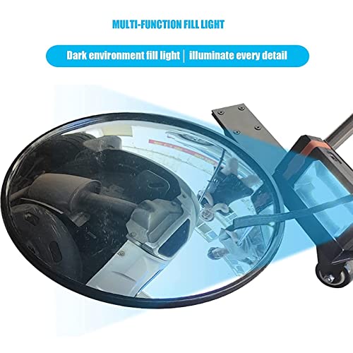 Espejo de inspección de seguridad para coche, espejo retráctil multifunción con 9 luces para automoción, construcción y uso industrial