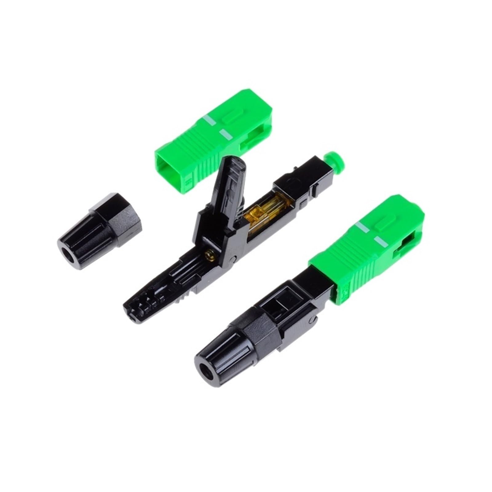 50PCS/lot SC AC FFibre Optique SC AC Connecteur Rapide Monomode SC AC FT-TH Connecteur Rapide Fibre Optique