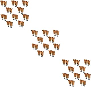 FAVOMOTO 30 Peças De Fusíveis De Carro Fusíveis Automotivos Kit De Fusíveis De 7 5 Amp Fusíveis 7 5A Fusíveis Anl Fusíveis Automáticos Fusíveis De 75 Amp Conjunto De Fusíveis