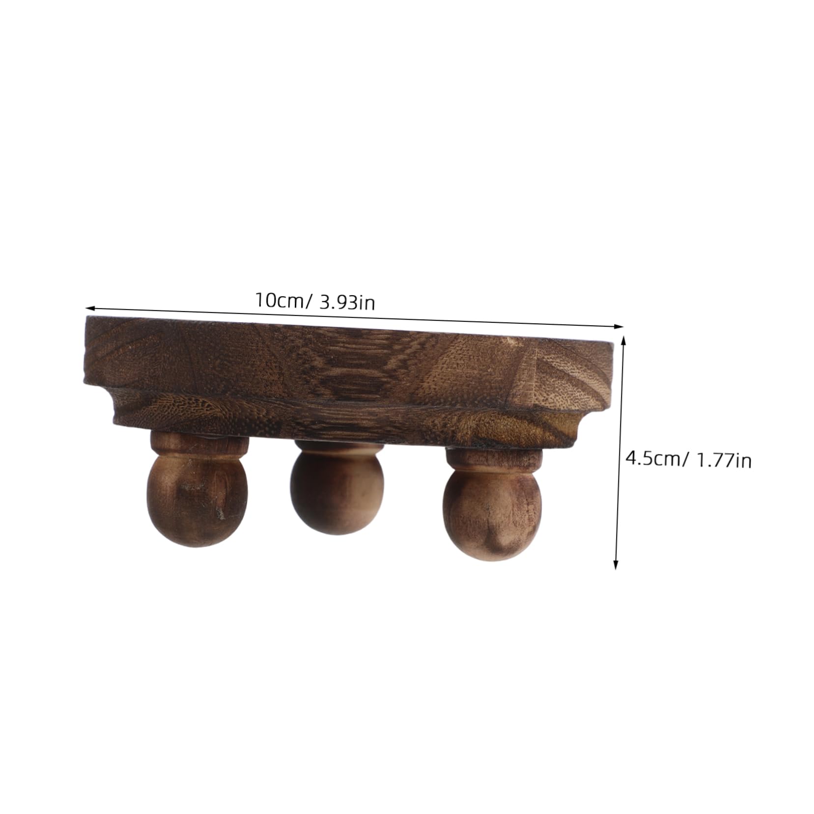 HOODANCOS 3Pcs Decorative Wood Riser Stand Rustic Wooden Display Risers for Home Decor Cake Stand for Tabletop Versatile Organizer for Kitchen Dining Office and Bedroom