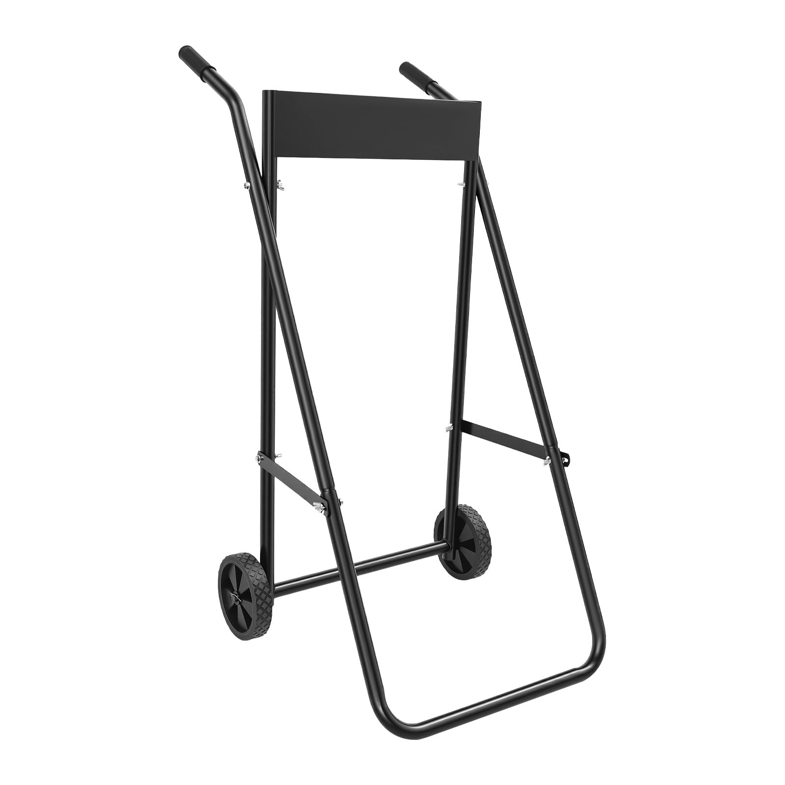 NOPTEG Outboard Motor Trolley Carrier Cart, Foldable Trolley Engine Stand Boat Heavy Duty Outboard Motor Carrier Cart for Long and Short Shaft Motors (70kg /154lbs)