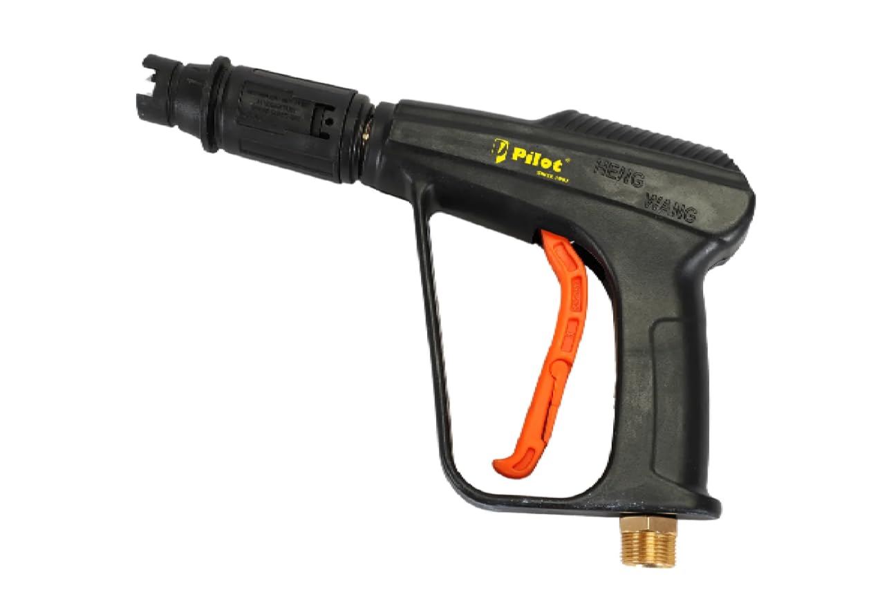 Pilot High Pressure Washer Gun 250Bar with Safety Lock | M22 Connection | Rotating Adjustable Nozzle | Foam Lance Compatible | Black Heavy Duty Cleaning Gun-image-36