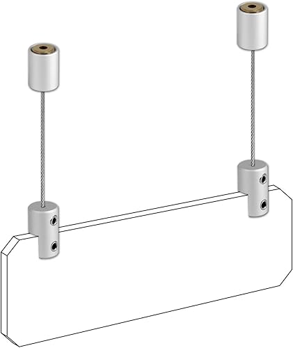 Colgador de letreros de techo, accesorios de aluminio sólido para colgar cuadros acrílicosimagentableromarco