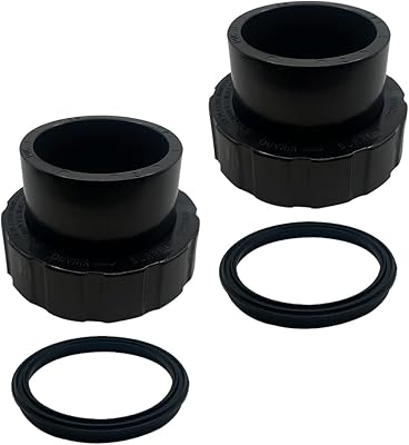 KOLEOLL Spx3200unkit Sp3200UNKIT Pump Union Connection Kit Fits for Hayward HeatProã€SwimClearã€ HCF ã€Northstar ã€Tristar EcoStarC Etc Commercial Pool Spa Heater Pump Parts (2PCS)