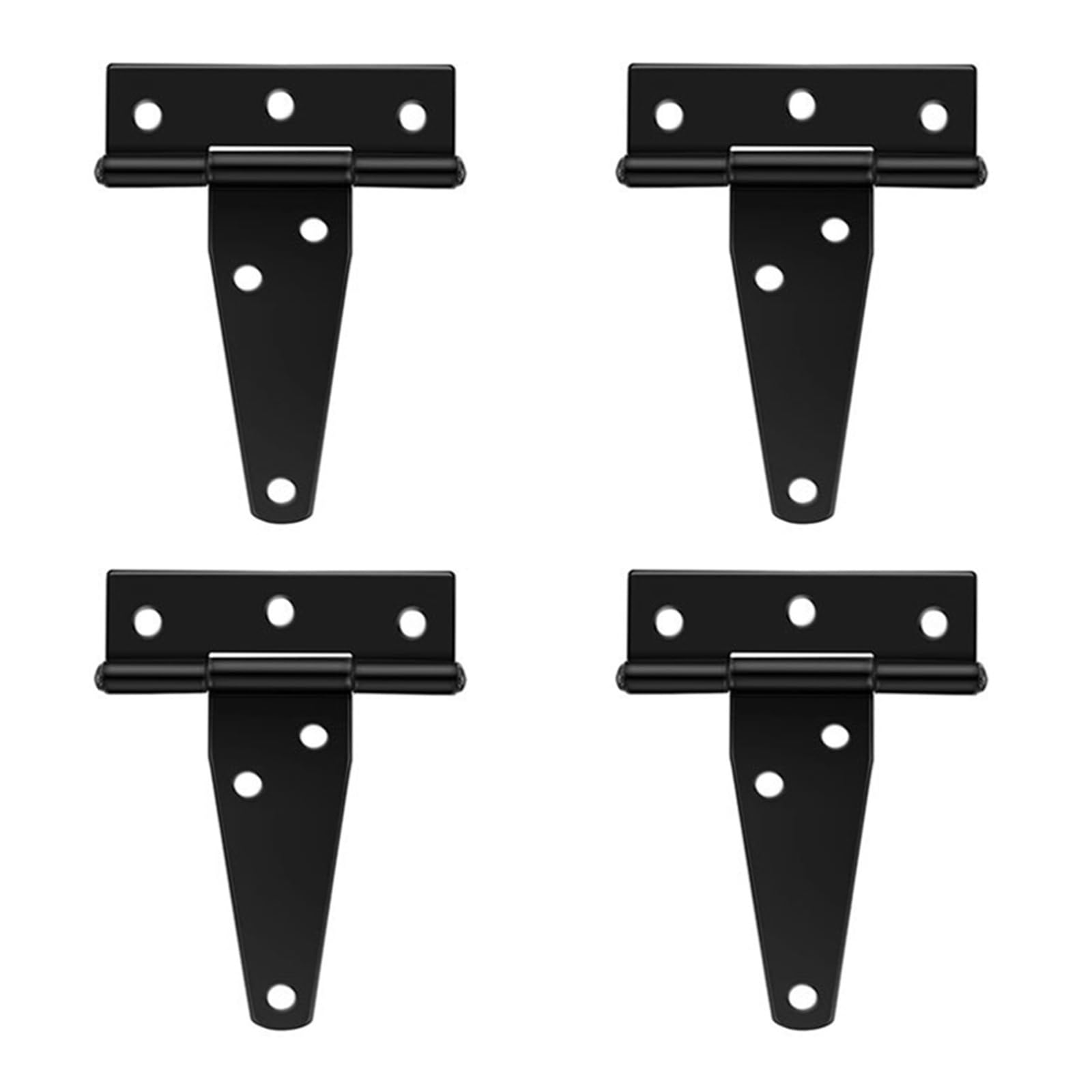 4pcs T-Hinge Retro Zinc Alloy Hinged Cabinet Wooden Ornament Box Connector Accessories(A1)