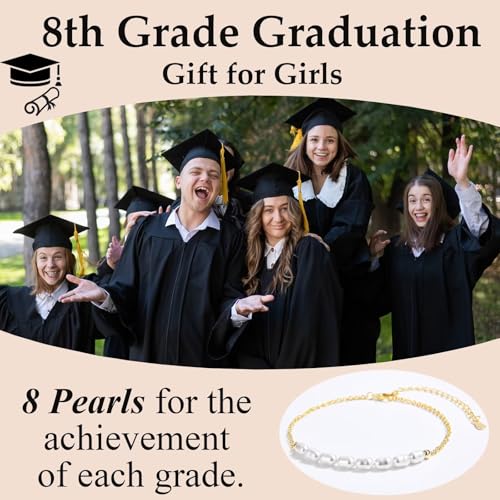 5th, 6th, 8th Grade Graduation Gifts for Girls Class of 2025 Grad Gifts Graduation Bracelets for Daughter, Granddaughter2