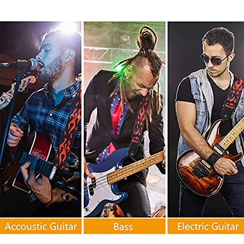 Botellas 3 Pièces Sangle de Guitare, Guitare RéGlable Sangle de Guitare, Confortable Et Respirante Convient Sangle de… - Les Beatles, Paul McCartney, John Lennon, RIngo Starr, George Harrison Botellas 3 Pièces Sangle de Guitare, Guitare RéGlable Sangle de Guitare, Confortable Et Respirante Convient Sangle de… – Image 8