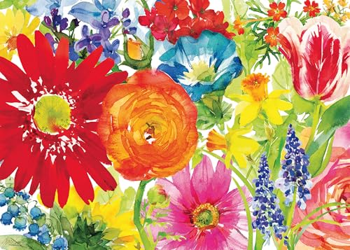 Ravensburger Puzzle 12000671 – Abundant Blooms – Puzzle de 1000 pièces pour Adultes et Enfants à partir de 14 Ans – Puzzle de Fleurs