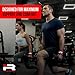Iron Rebel Gym Wrist Wraps, Heavy-Duty Wrist Straps for Bodybuilding, Powerlifting, Weightlifting, Bench Press & Training Protection, Elastic, Dual Thumb Loop, Adjustable Fit, Unisex, 26
