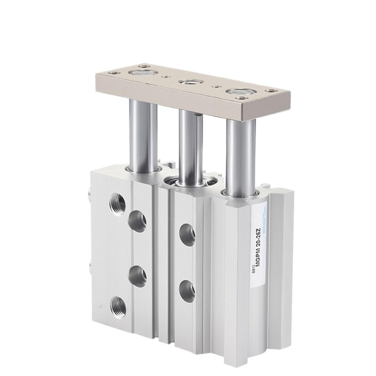 Cylindre de guidage pneumatique anti-rotation MGPM pour stopper les charges lourdes sans jeu