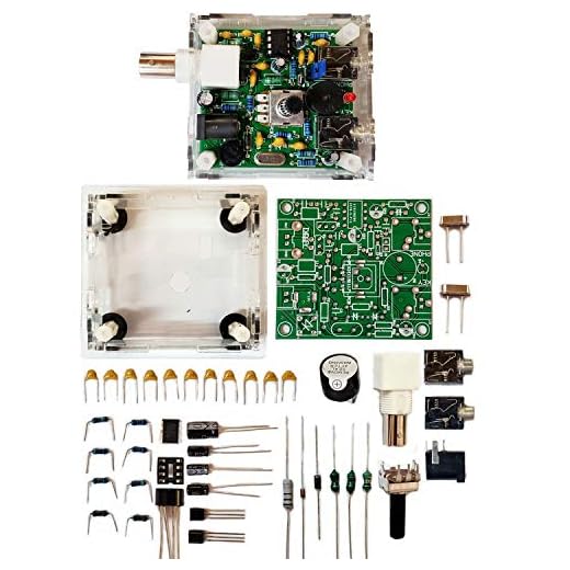 S-Pixie CW QRP Ham Amateur Shortwave Radio Transceiver 7.023 7.050 Mhz DIY Kits with Transparent Acrylic Shell