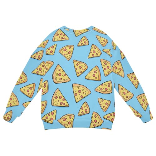 Cute Unisex Fleece Lined Crewneck Sweatshirt Novelty Boys Girls Pullover Long Sleeve Spring Outfits2