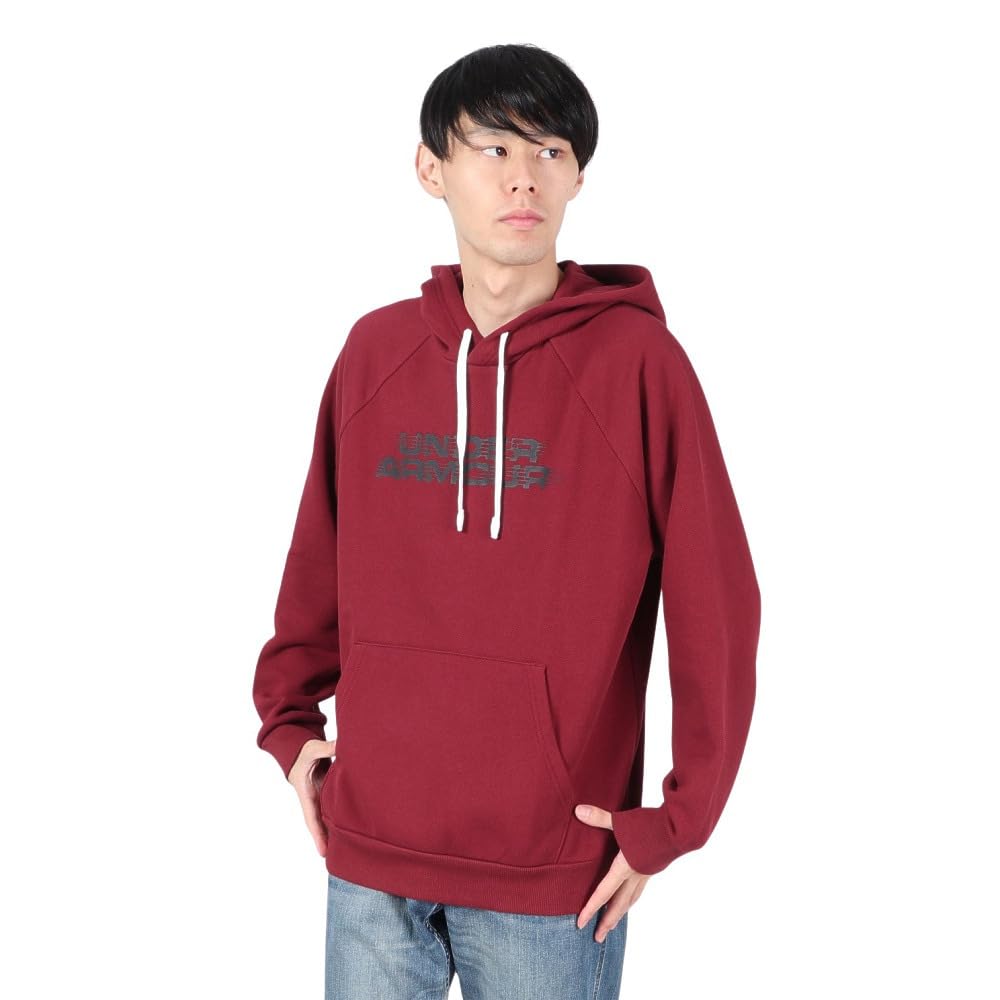 Under Armour Men's Red Rival Fleece Hoodie in Size XL, Sports Direct