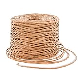 ∞ [Material de alta calidad] Maravilloso hecho de fibra de papel sólida y alambre metálico. Envuelto con fibra de papel resistente para proporcionar un alambre de encuadernación duradero pero fácil de usar para sus proyectos florales y de manualidades. El color se mezcla bien con el tallo natural.