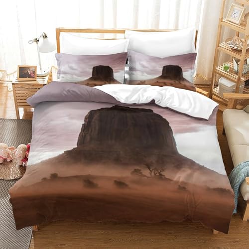 Désert et steppe parure de lit zippée anti couette qui glisse - 2