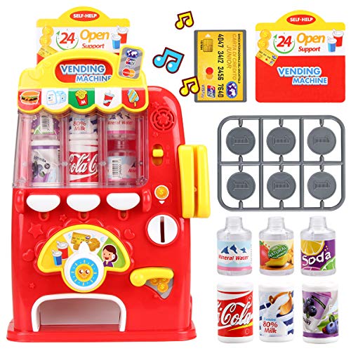 FS Interactive Vending Machine Game, Pretend Play Electronic Drink Machines, Early Developmental Toy