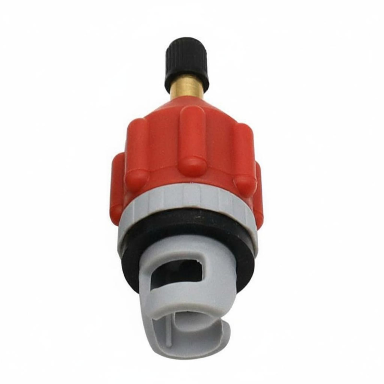 Multi-Purpose Air Valve Adapter Leak-Proof Seal Inflatable Boat Valve Converter Quick Inflation SUP Pump Adapter Long-Lasting Construction, Orange-image-20