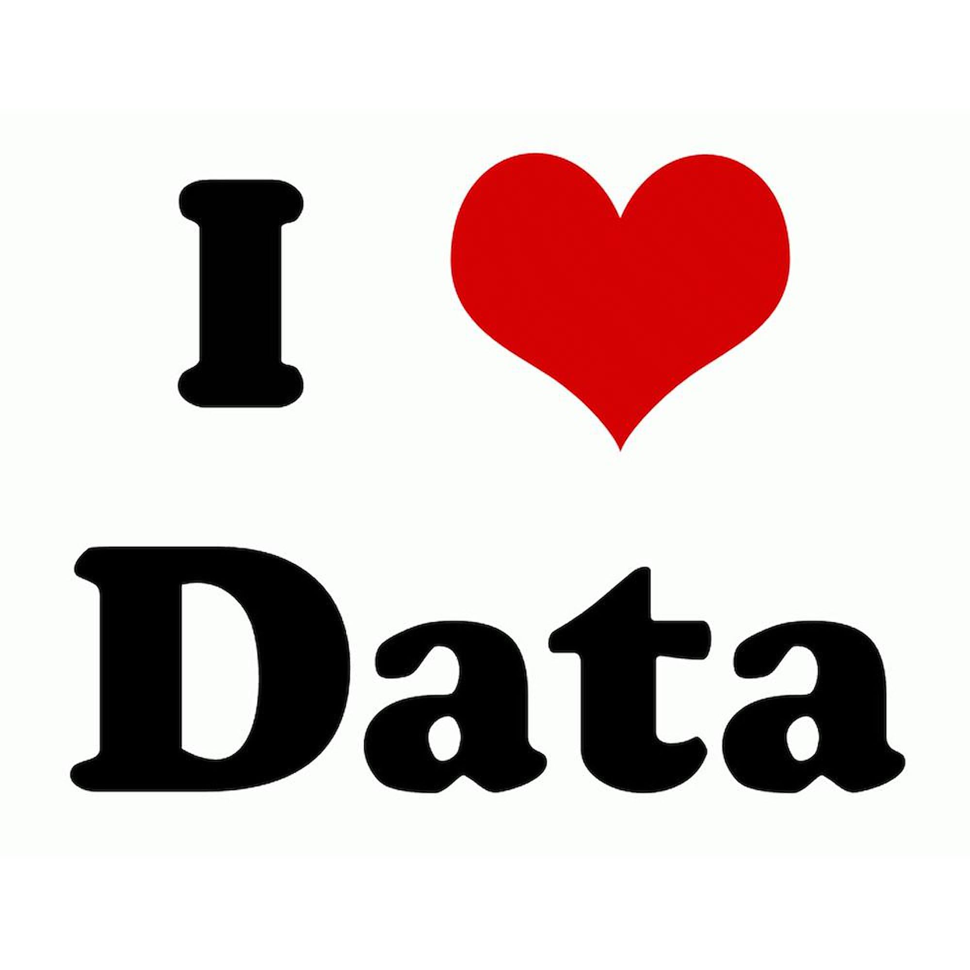 CafePress I Love Data Mug 11 oz (325 ml) Ceramic Coffee Mug