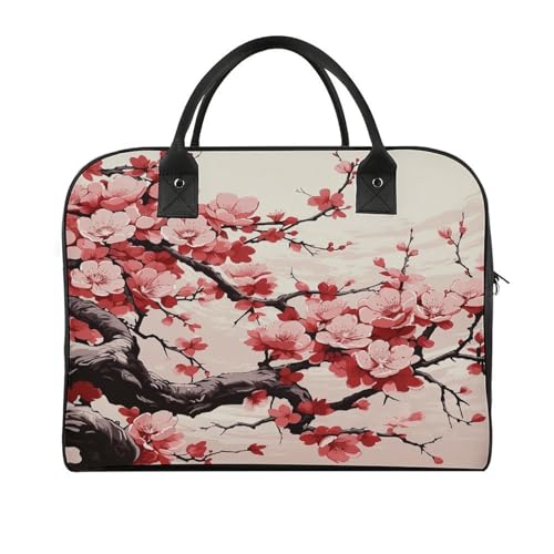 Maletín Floral Japonés para Laptop Ligero y Casual miniatura 1