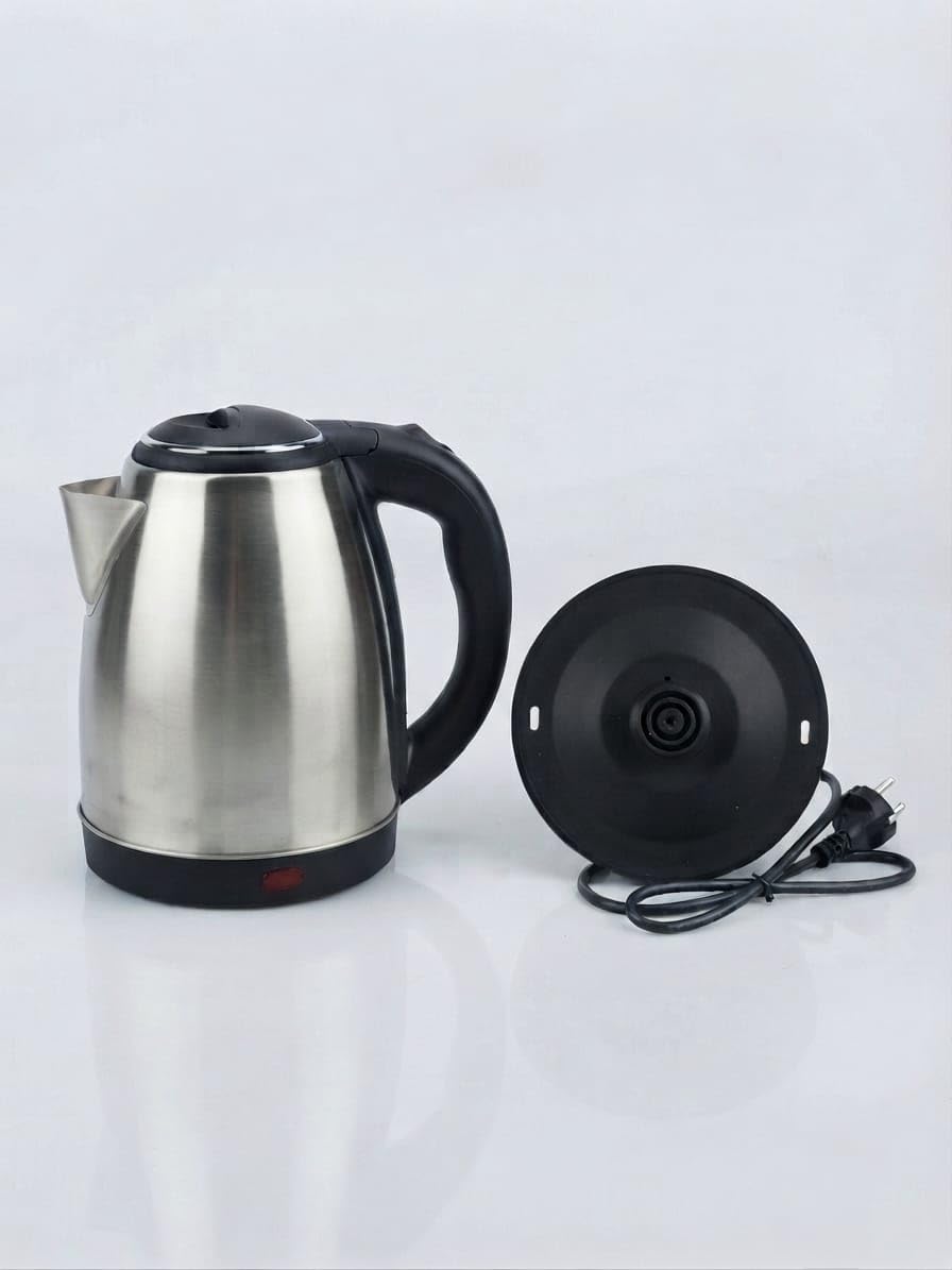 Electric Kettle with Quick Heat, Stainless Steel, Premium Design | Cordless Base, Auto Shut-Off, Brushed Steel Finish, 360° Rotatable Base, Fast Boiling-image-13