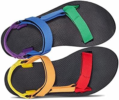 Teva womens Universal Pride Sandals, Rainbow Multi, 10 US | Image 3
