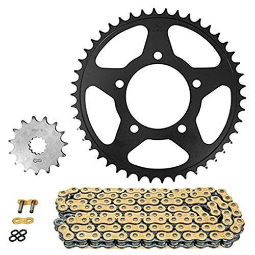 Kit chaine AFAM résistant usure Suzuki SV 650 remplacement transmission moto 15x46