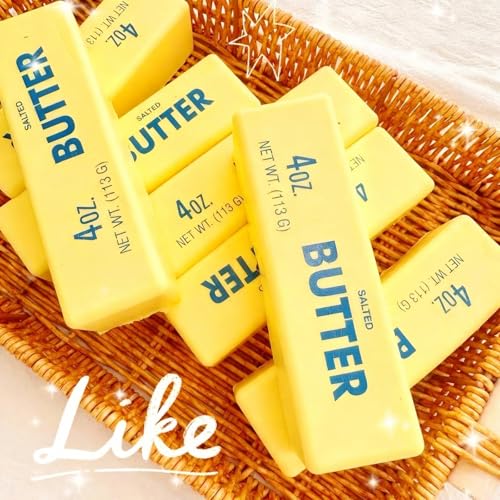 12 Pack Butter Squishy Toy, Super Soft Slow Rising Squeeze Toys, Stress Relief Sensory Fidget Butter Shape for Kids & Adults, Anxiety Releasing Squishies for Party Favors, Classroom Prizes - image 8