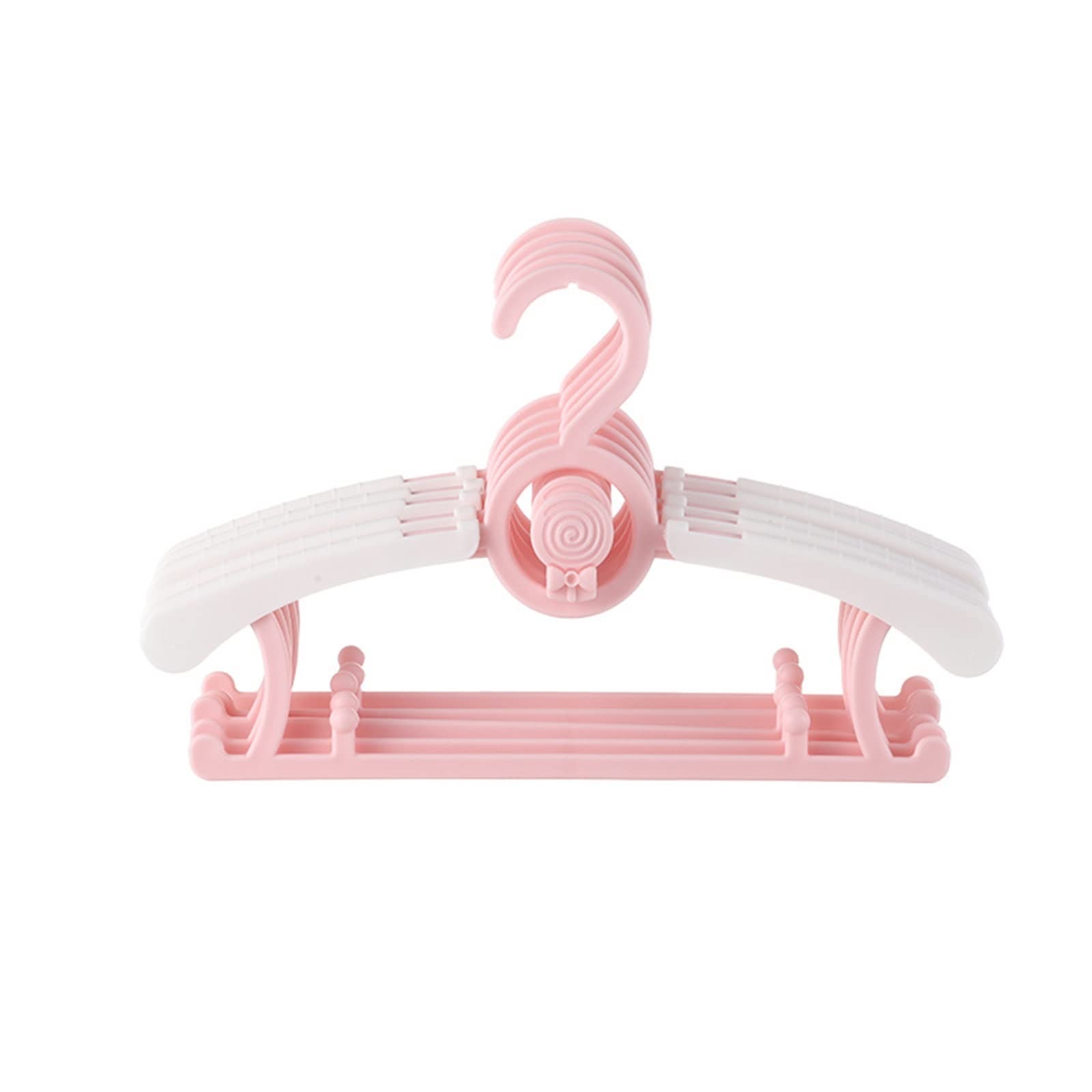 NGDFGR 5/10Pcs Kids Clothes Hangers Household Portable Display Hangers Closet Children Coats Rack Non-Slip Adjustable Storage Hangers Skirt Hangers (D 5Pcs),D-5PCS